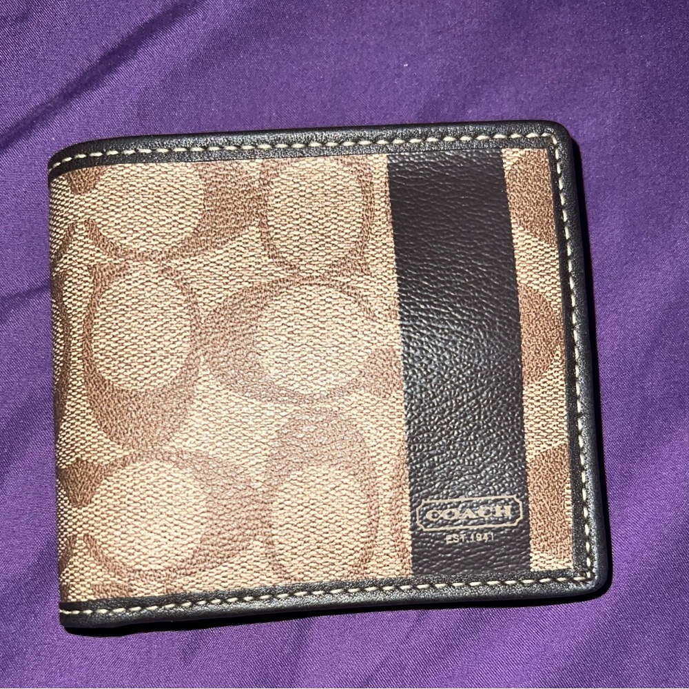 Coach Signature Bi-fold Wallet